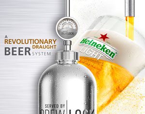 HEINEKEN LIGHT AND STRONGBOW HARD APPLE CIDER NOW AVAILABLE ON HEINEKEN® BREWLOCK lock2