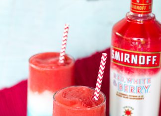 Red, White & Blue Boozy Slush