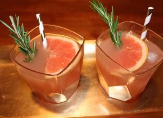 Grapefruit Rosemary Cocktail for Summer