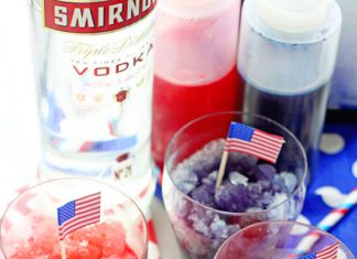 4th of July Spiked Snow Cones