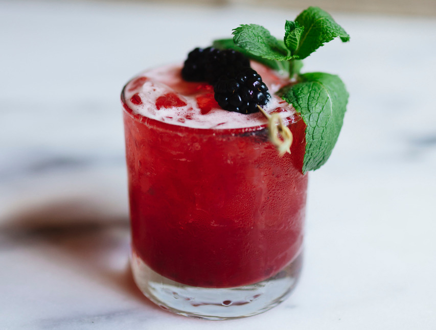 Basil Hayden's Market Street Smash