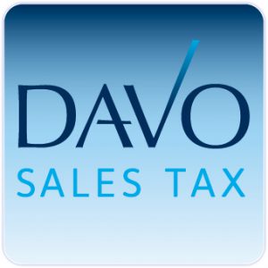 Davo Sales Tax Software 