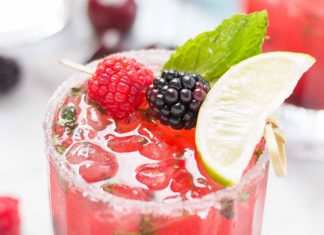 Triple Berry Mojitini