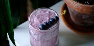 Novo Fogo Brazilian Blueberry Batida Cocktail Recipe