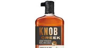 Knob Creek Cask Strength Rye Whiskey Bottle