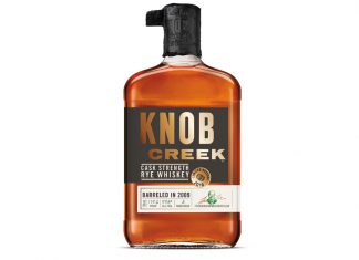 Knob Creek Cask Strength Rye Whiskey Bottle