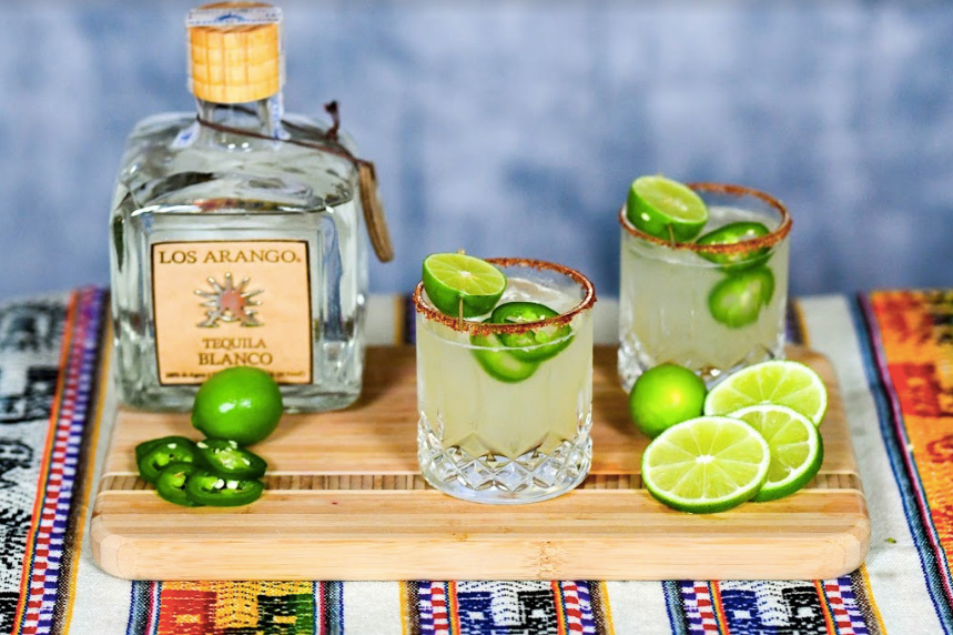 Spicy Ginger Margarita Cocktail