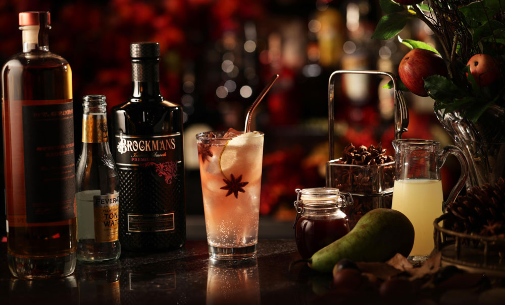 Brockmans Gin Autumn Tonic Cocktail Recipe 