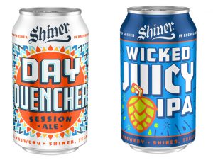 Shiner Wicked Juicy IPA and Shiner Day Quencher Session Ale