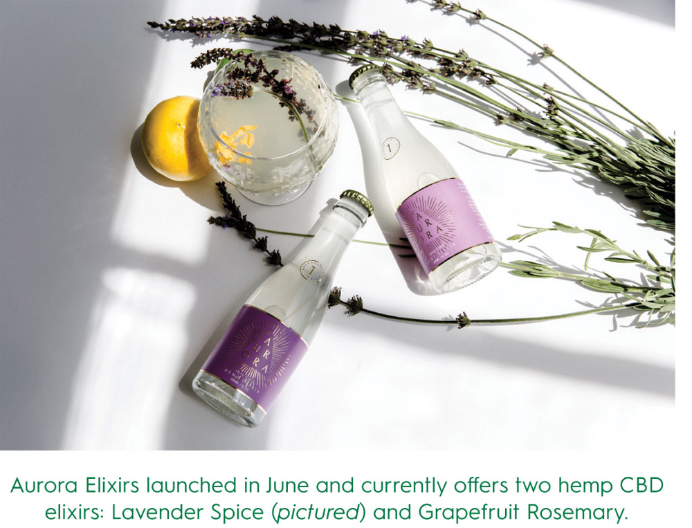 Aurora Elixirs a Oregon-based brand of hemp and cannabis tonics