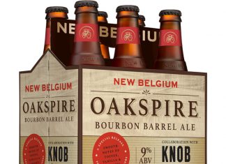 New Belgium Brewing and Knob Creek® Bourbon Introduce Oakspire Bourbon Barrel Ale