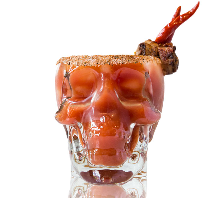 Crystal Head Vodka smokin' head caesar Cocktail Recipe 