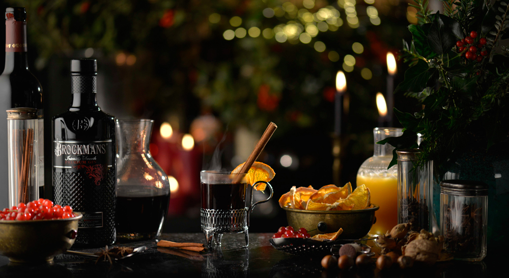 Brockmans Gin warm winter mull cocktail recipe