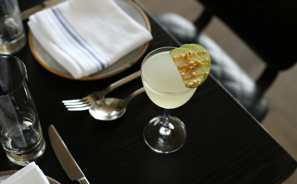 La Fete's Caramel Apple Martini cocktail recipe
