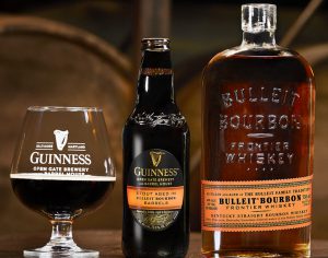 Stout Aged in Bulleit Bourbon Barrels open gate brewery