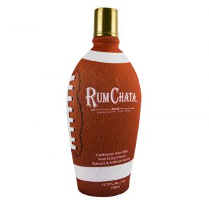 rumchata football bottle