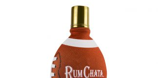rumchata football bottle