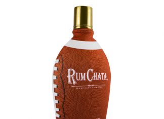 rumchata football bottle