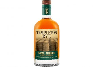 Introducing Templeton Rye Barrel Strength Straight Rye Whiskey Templeton Rye Barrel Strength Straight Rye Whiskey