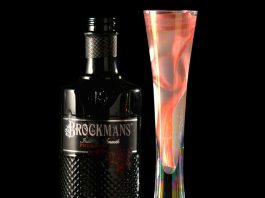 Brockmans Gin's Rhubarb 75 cocktail recipe