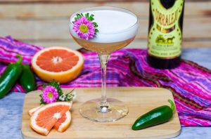 Corralejo Tequila Spicy Grapefruit Sour Cocktail Recipe
