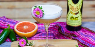 Corralejo Tequila Spicy Grapefruit Sour Cocktail Recipe