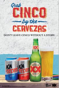 cinco de mayo dos equis tecate