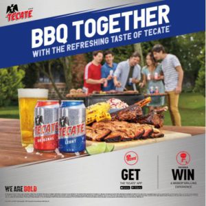 Tecate BBQ summer promo