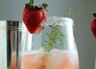 Strawberry Shrub Mimosa Strawberry Shrub Mimosa