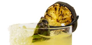 Monin summer grilled margarita cocktail recipe