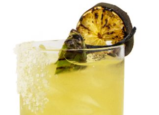 Monin summer grilled margarita cocktail recipe