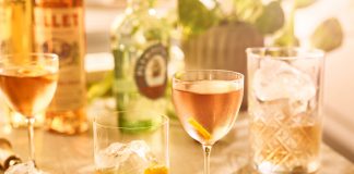 Plymouth Gin Rosé Fifty-Fifty cocktail recipe