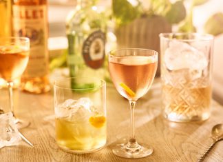 Plymouth Gin Rosé Fifty-Fifty cocktail recipe