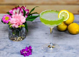 Seagram's Vodka Apple Lemon Drop cocktail recipe
