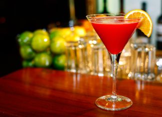 Blood Orange Bubbler The Perfect Purée Blood Orange Bubbler cocktail recipe
