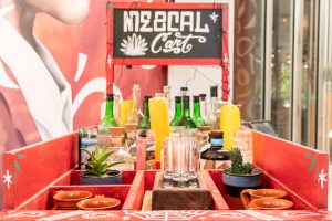 Diez y Seis mezcal cart