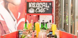 Diez y Seis mezcal cart