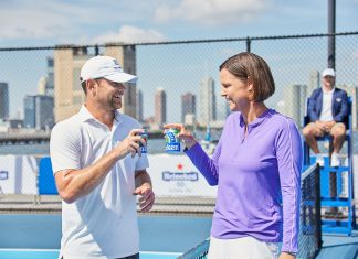 Heineken Sponsors the U.S. Open Andy Roddick Lindsey Davenport heineken 0.0