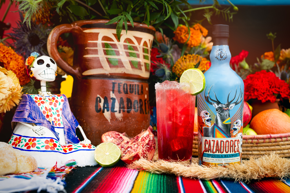 Tequila Cazadores Pomegranate Paloma cocktail recipe