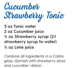 cucumber strawberry tonic cocktail recipe wellness