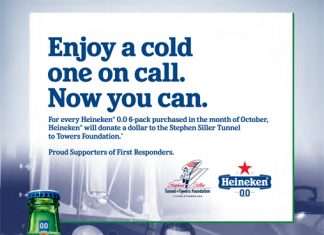 Heineken 0.0 Signals Support For First Responders in October Heineken 0.0 first responders