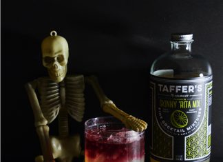 Beetlejuice Skinny Margarita Taffer's Mixologist Beetlejuice Skinny Margarita cocktail recipe