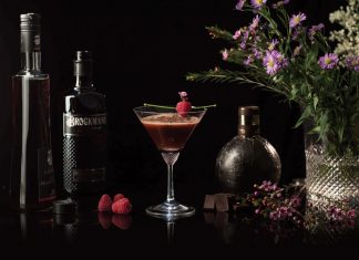 Forest Gâteau Martini Brockmans Gin Forest Gâteau Martini Cocktail recipe