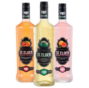 St. Elder Pamplemousse Artisanal Liqueur and St. Elder Blood Orange Artisanal Liqueur