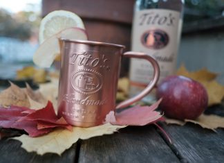 Spiced Apple Cider Mule Tito's Spiced Apple Cider Mule cocktail recipe