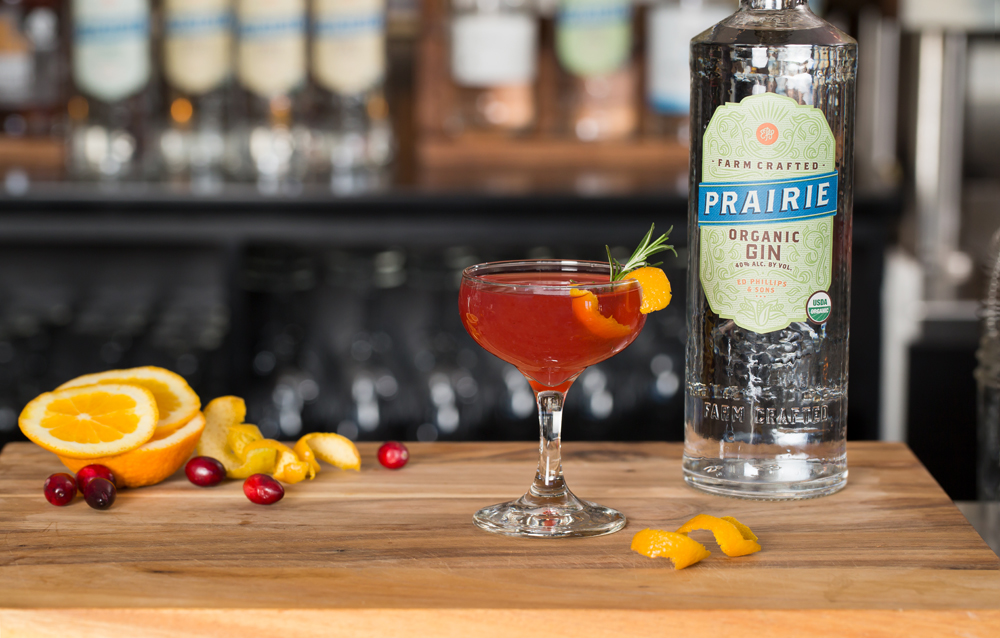 Prairie Cranberry Smash cocktail recipe