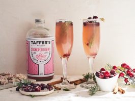 Taffer's Mixologist Christmas Cosmobellini cocktail recipe