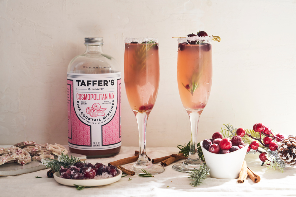 Taffer's Mixologist Christmas Cosmobellini cocktail recipe