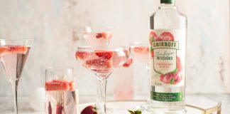 Smirnoff Strawberry Rose Sparkler cocktail recipe