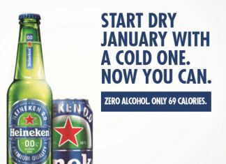Heineken Encourages Beer Drinks to Enjoy Dry January With a Cold One Heineken Dry January Heineken 0.0